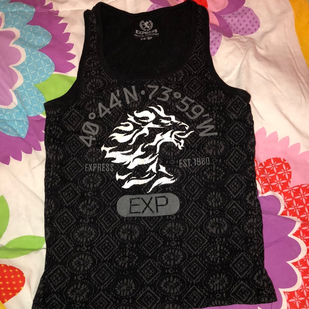 Black Express Tank Top